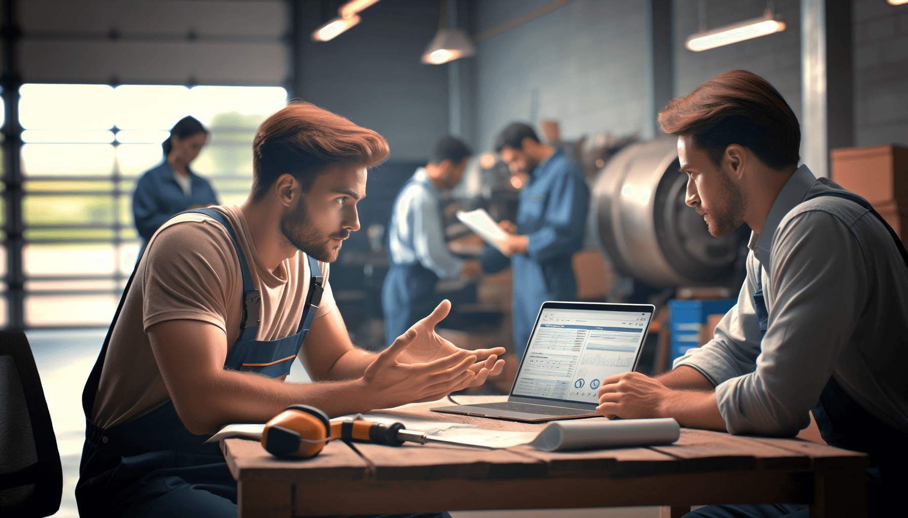 Affordable Field Service Software Dashboard Display on a Laptop