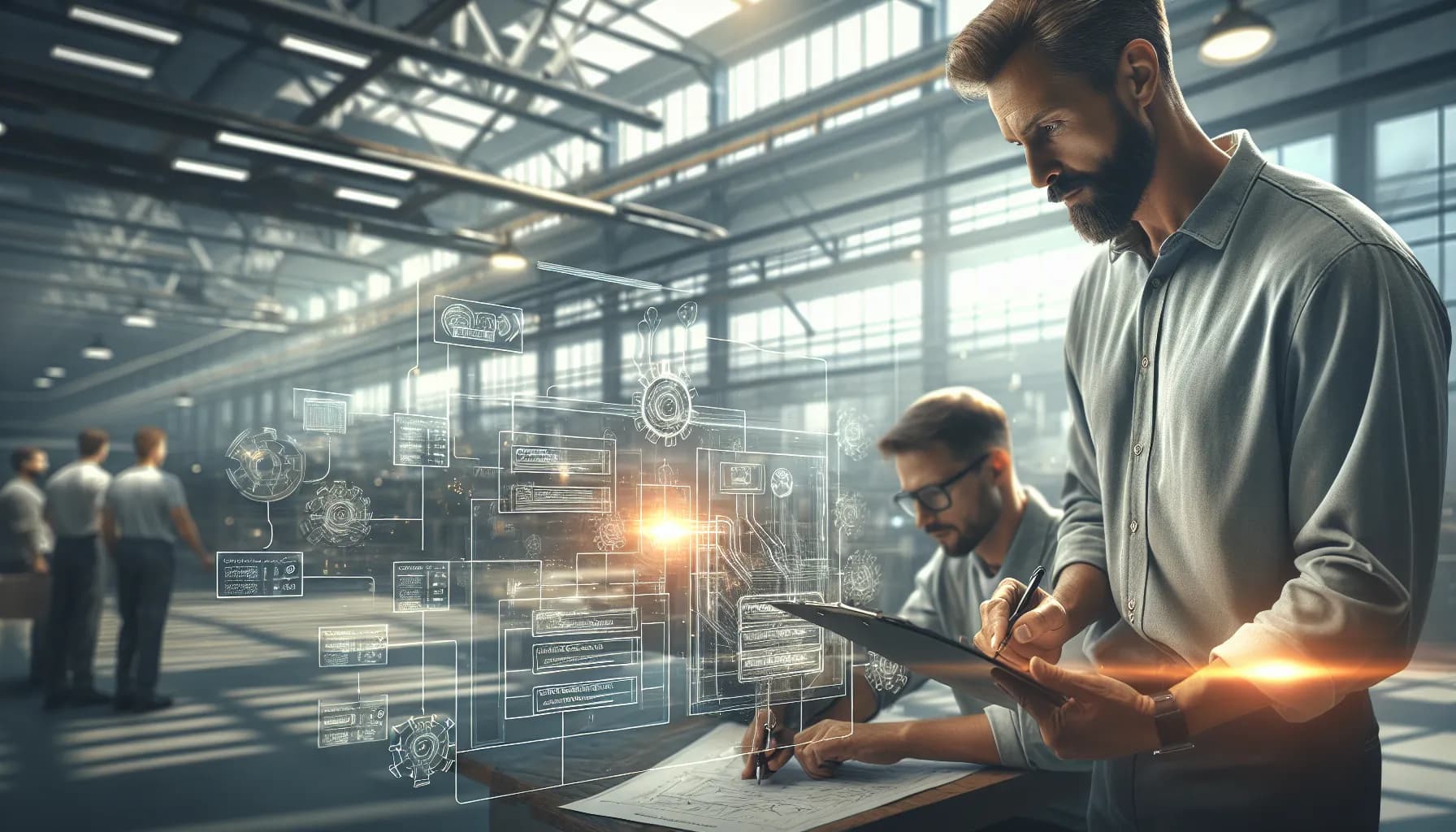 Field technicians using advanced service management software in 2026