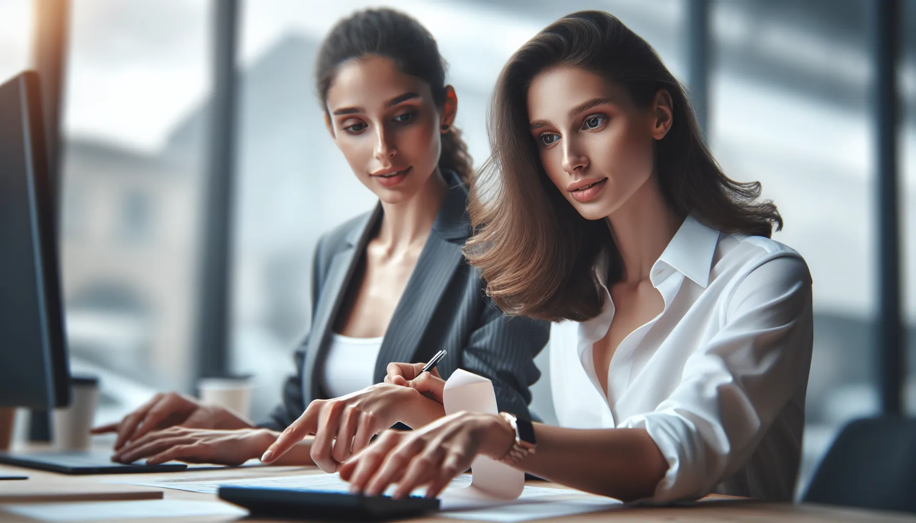 Service Business Automation Software Dashboard Service business automation software dashboard on a computer screen with charts and scheduling features